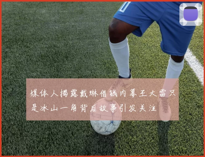 媒体人揭露戴琳借钱内幕王大雷只是冰山一角背后故事引发关注